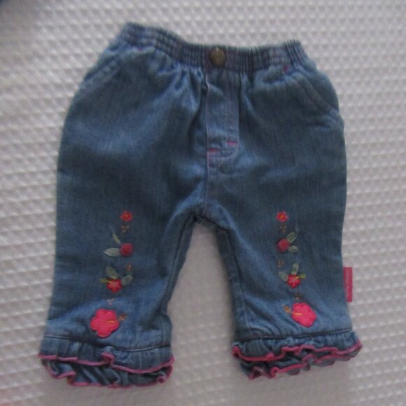 Baby Newborn Light Coloured Blue Jeans - Picture 2 of 4